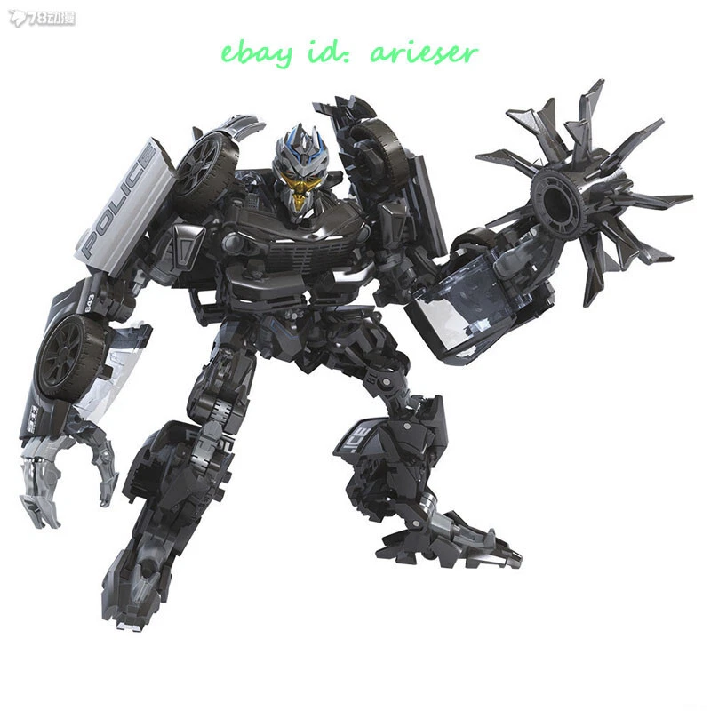 Takara Tomy Ss-28 Barricade Transform Deluxe Class Action Figure In Stock New - Image 3 of 4