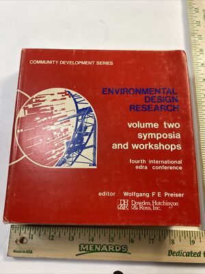 Environmental Design Research Vol. 2 - Wolfgang F E Preiser (HC, DJ, 1973)