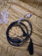 2Pin Acoustic Tube Walkie Talkie Earpiece Headset Mic PTT Two-way Security Radio