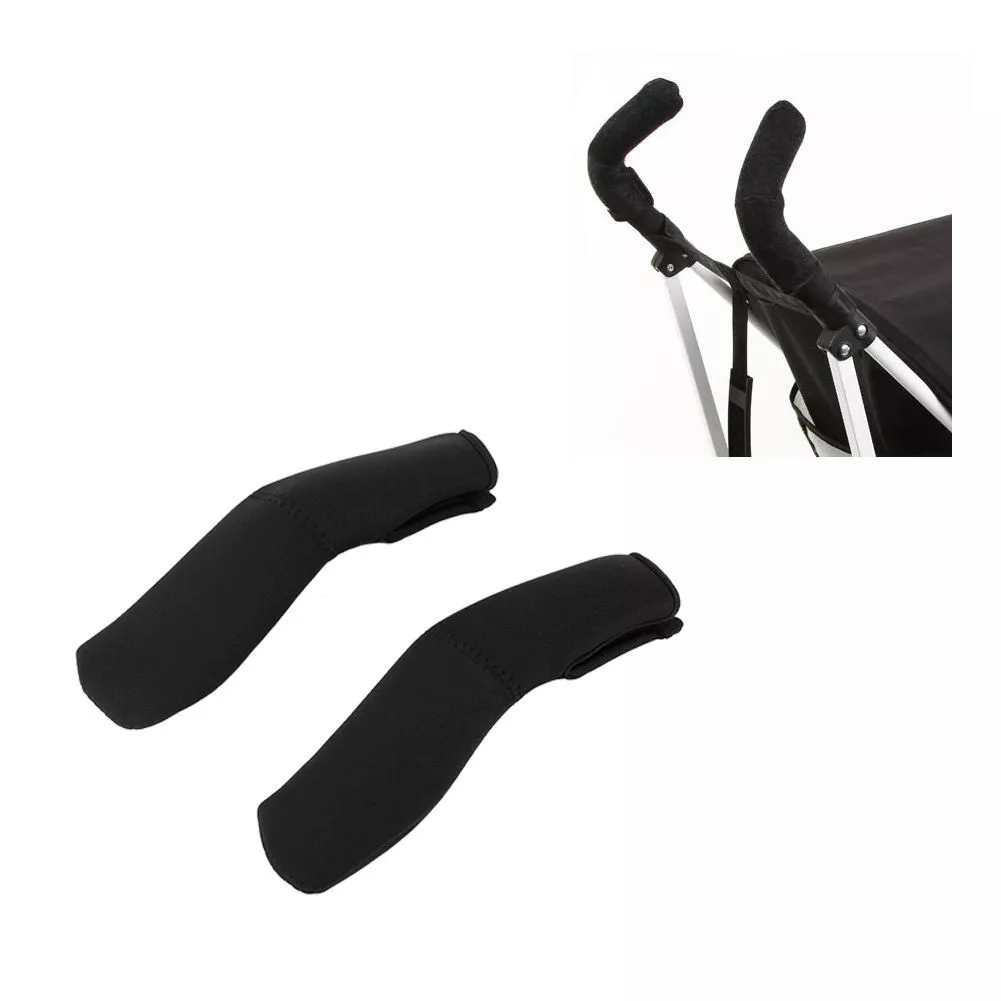 2 Grip Cover Baby Pushchair Foam Pushchair Black Modern Stroller Handle Cover