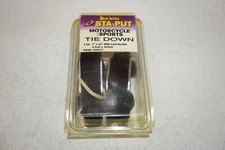 StarBrite 60047 NEW Sta-Put 1" x 65" Motorcycle Sports Tie Down Set + Cam Buckle
