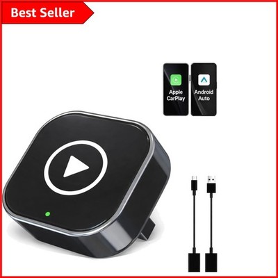 Plug-and-Play CarPlay & Android Auto Wireless Solution - UK Version, 2026