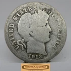 1913 Barber Silver Dime, 90% Silver - #C52270NQ
