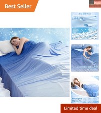 Elegant Cooling Blanket Throw for Hot Sleepers - Arc-Chill Fabric, Gift for All