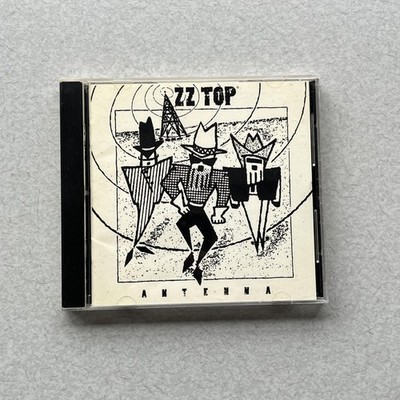 ZZ Top CD Antenna 1994 Rock Blues Blues Rock Acid Rock White Jewel Case Album