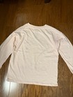 Girls Size 8 SO Christmas Graphic Print Long Cuffed Sleeves Light Pink T-Shirt — photo 9