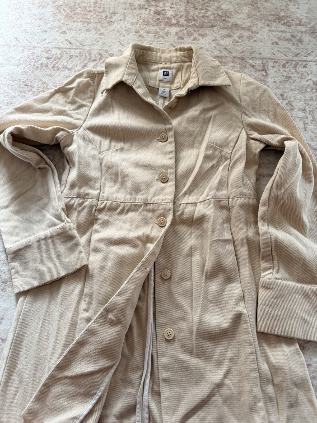 Gap Linen Jacket Lightweight Size Medium - image 2