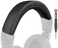 Headband Cover for Audio Technica ATH M50, M50X, M50XWH, M50XBT, Black