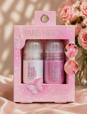 Paris Hilton Roll-On Shimmer Duo Gift Set Coconut Watermelon 2 x 30mL New