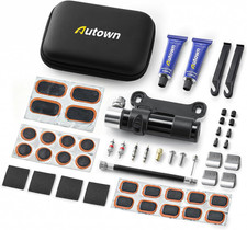 Bike Tire Repair Kit, 48PCS Bicycle Tire Patch Kit with Pump, Inner Tube Patch K