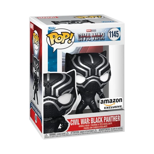 Funko Pop! Marvel: Captain America: Civil War Build A Scene - Black Panther, Ama