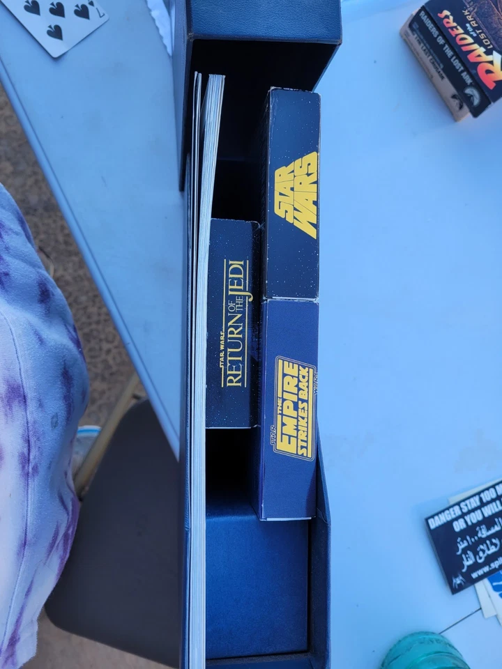 Star Wars VHS Trilogy Special Letterbox Edition 1992 VHS Tapes Complete Set - Image 3 of 4