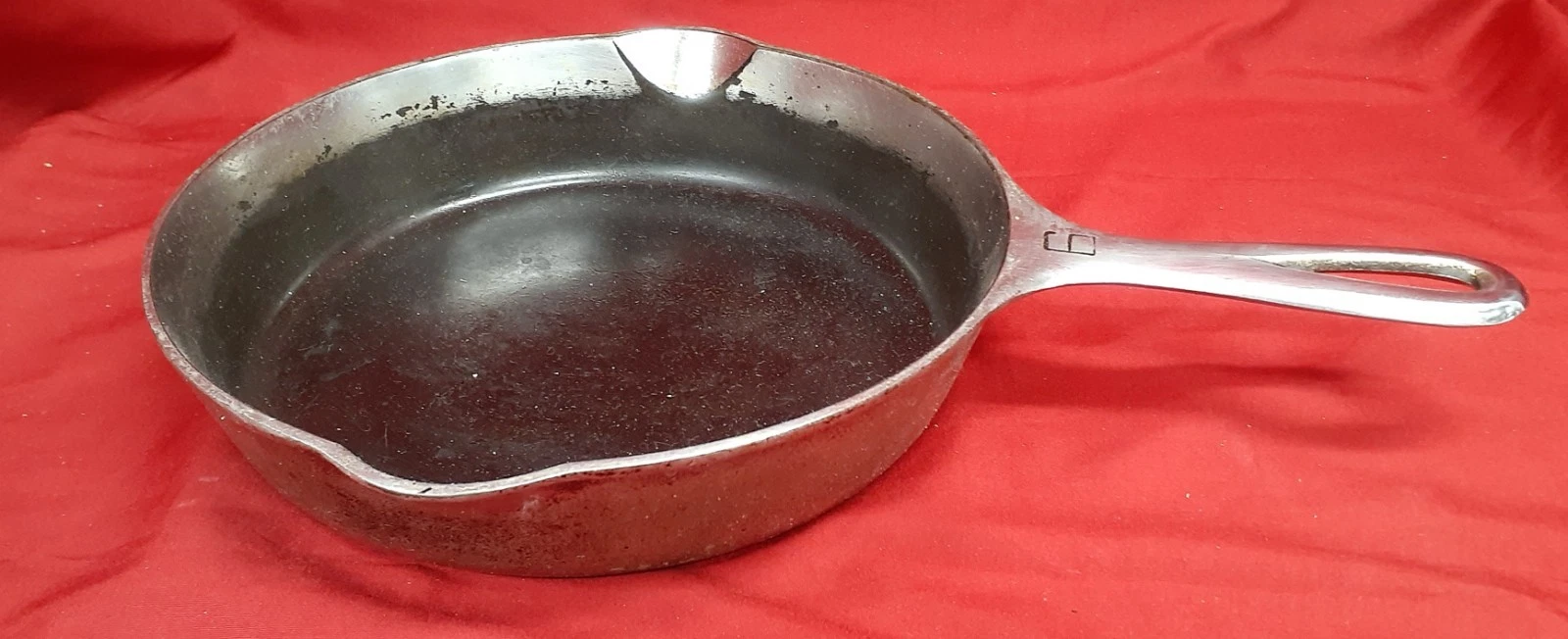 VTG Griswold  Large Logo 699 Cast Iron Nickle Plated Skillet Erie,PA