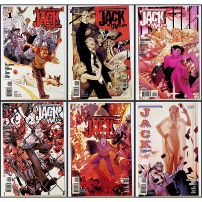 Jack of Fables #1 2 3 4 5 8 9 DC Vertigo Fables Spinoff 7x Comic Lot NM