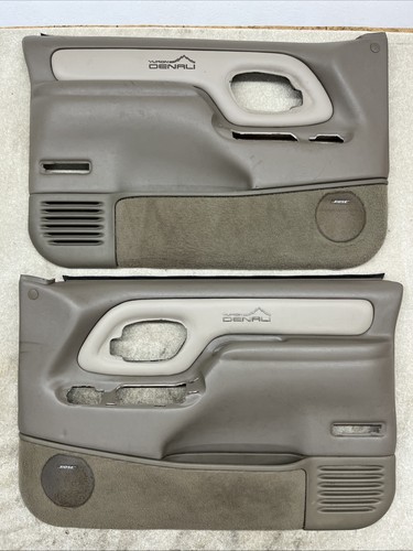 95-00 Yukon Denali Chevy Silverado GMC Sierra Front Power Door Panels OEM (READ)