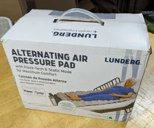 Lunderg Alternating Air Pressure Mattress Pad Flock Tech Static Mode Quiet Pump