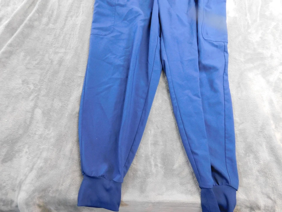 Landau Forward Jumpsuit Scrub Cargo Womens XL Blue Four Way Stretch Jogger - Image 3 of 4