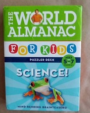 The World Almanac for Kids Puzzler Deck: Life Science, NEW Ages 5-7