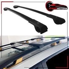 Fits 14-24 Subaru Forester Roof Rack Rail Cross Bar Luggage Carrier - Aluminum