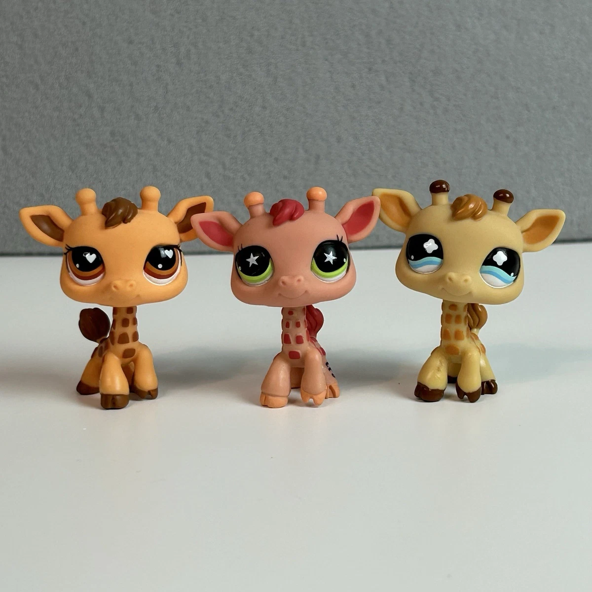 Littlest PetShop OOAK Rainbow Giraffe Unique custom handmade LPS