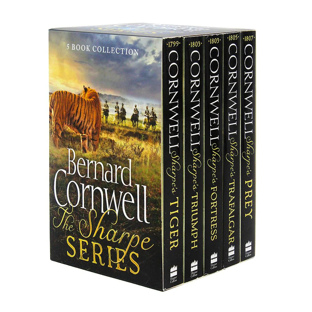 Bernard Cornwell The Sharpe Series 1-5 Book Collection Set |  | Bernard Cornwell