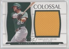 2022 Panini National Treasures Colossal Materials 6/99 Sheldon Neuse 12zw