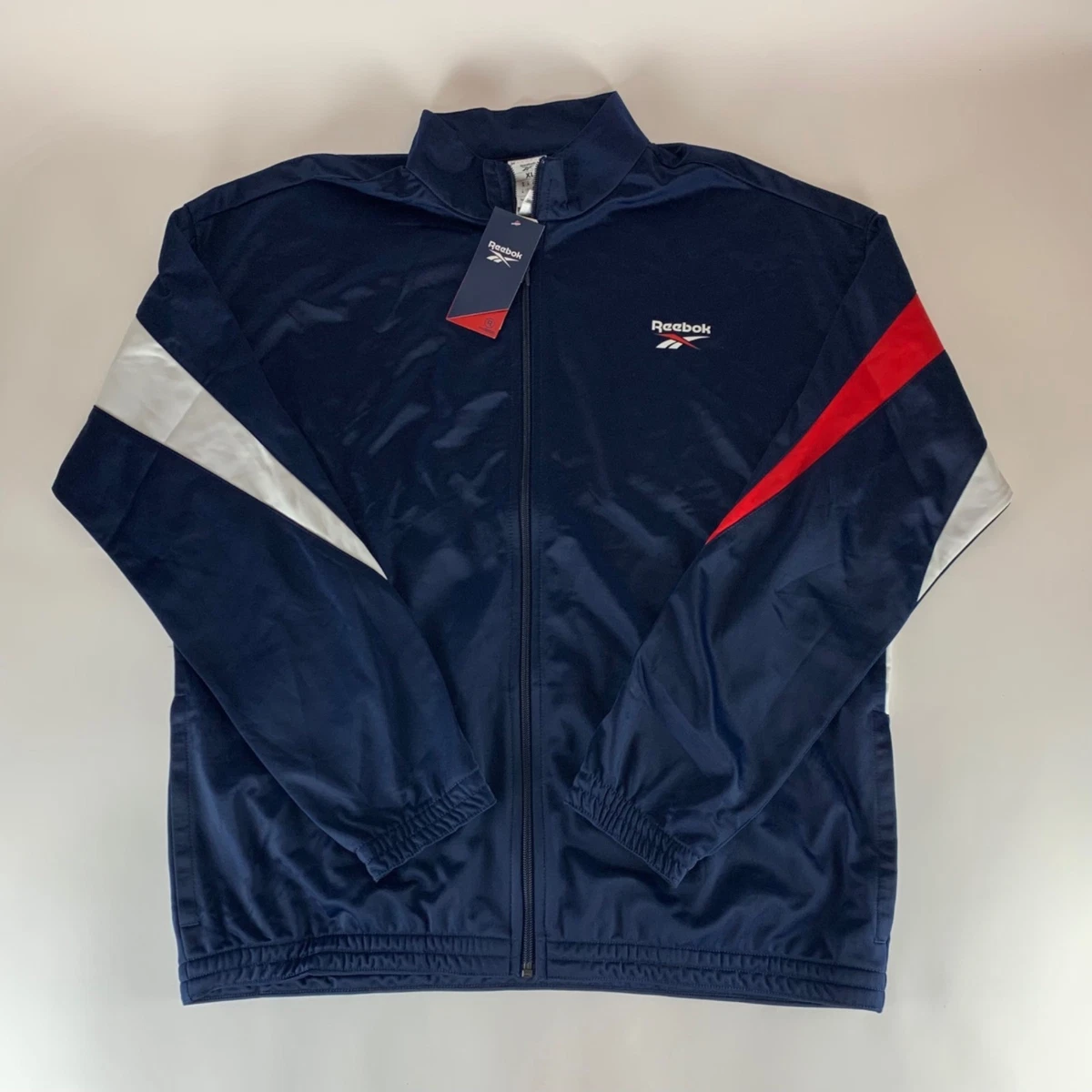 Reebok Track Jacket Blue Men's Activewear for Sale | Shop Men's