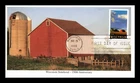 DR JIM STAMPS US COVER WISCONSIN STATEHOOD 150TH ANNIVERSARY FDC MYSTIC