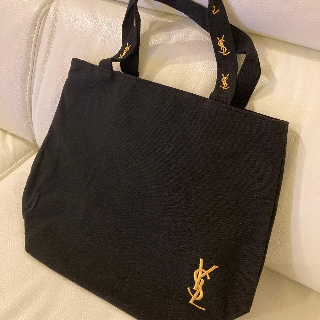 Yves Saint Laurent Tote Bag Black Limited Not for sale unisex From Japan New