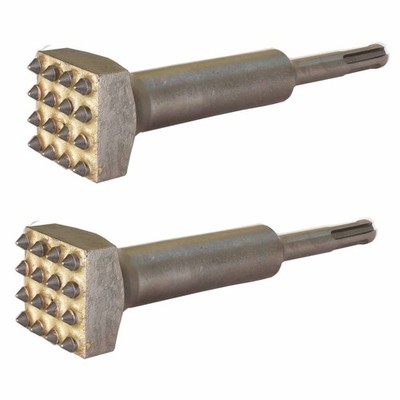 5 5/8 in. x 1 1/4 in. 16 Tips Concrete Repair Patch Prepare SDS Plus Chisel, ...