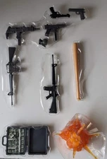 Marvel Legends Gamerverse ACCESSORY GUN LOT Custom Fodder (Punisher Nick Fury)