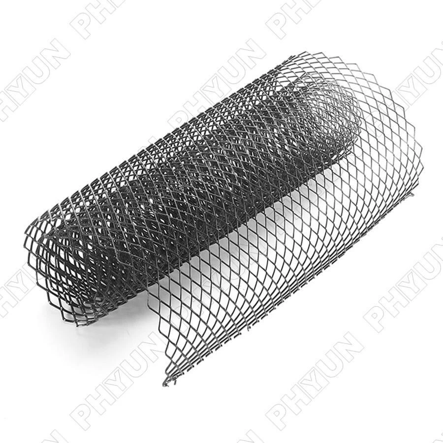 40" x 13" Aluminum Mesh Grill Cover Car Bumper Fender Hood Vent Grille Net Black Foto 3 de 4