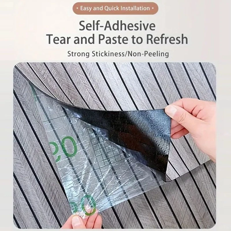 10Pcs 40*300cm Self-Adhesive Grille Sheets 3D Stereo Wall Stickers Self-Adhesive - Image 4 of 4