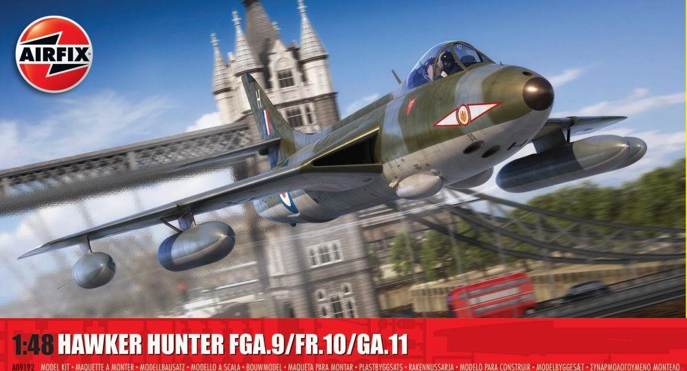 Airfix A09192 Hawker Hunter FGA.9, FR.10, GA.11. Plastic Scale Model Kit. - Image 15