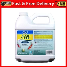 API Pond Accu Clear Water Clarifier 64 oz Clears Cloudy Pond Water Fast