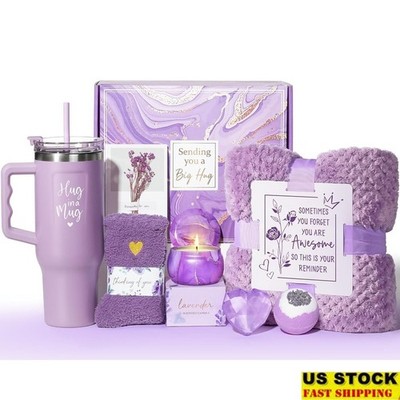 Unique Self Care Gift Basket Women Relaxing Spa Package Birthday Gift Set New
