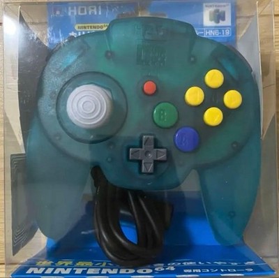 Hori Mini Pad 64 Nintendo 64 Controller Clear Blue N64 gebraucht