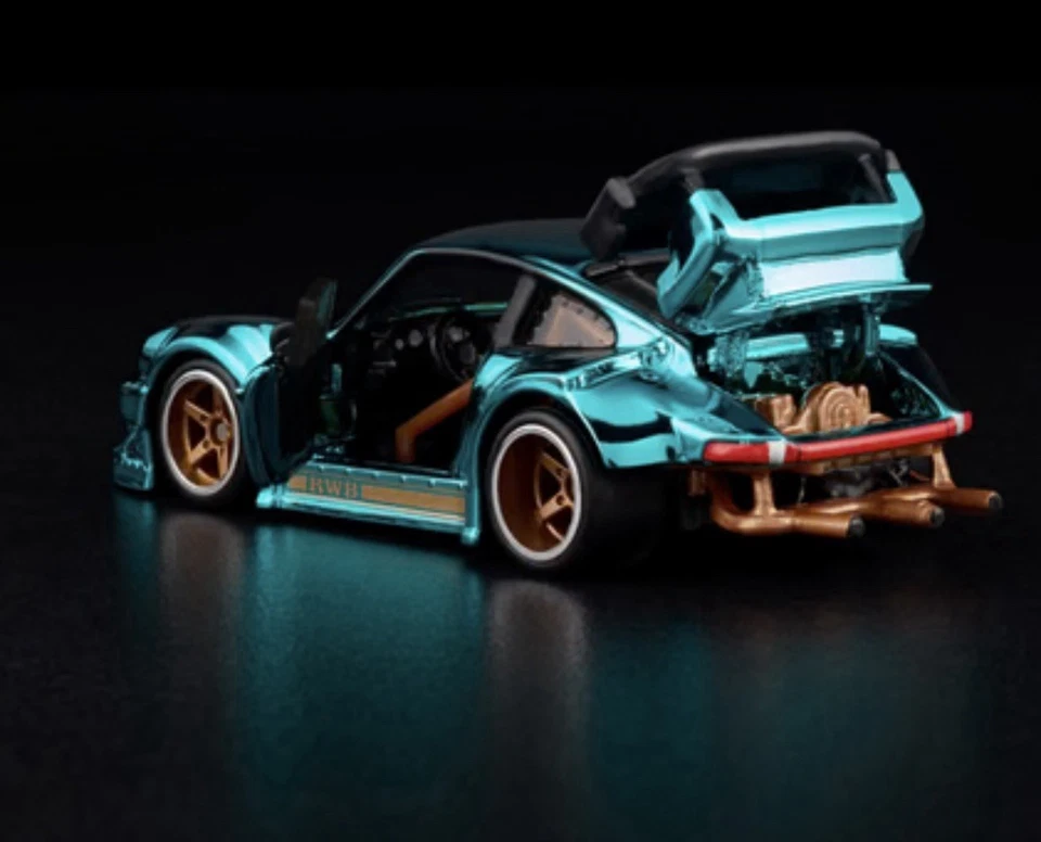 ✅ CONFIRMED PRESALE ✅ Hot Wheels RLC Exclusive RWB Porsche 930 Spectraflame Teal - Image 4 of 4