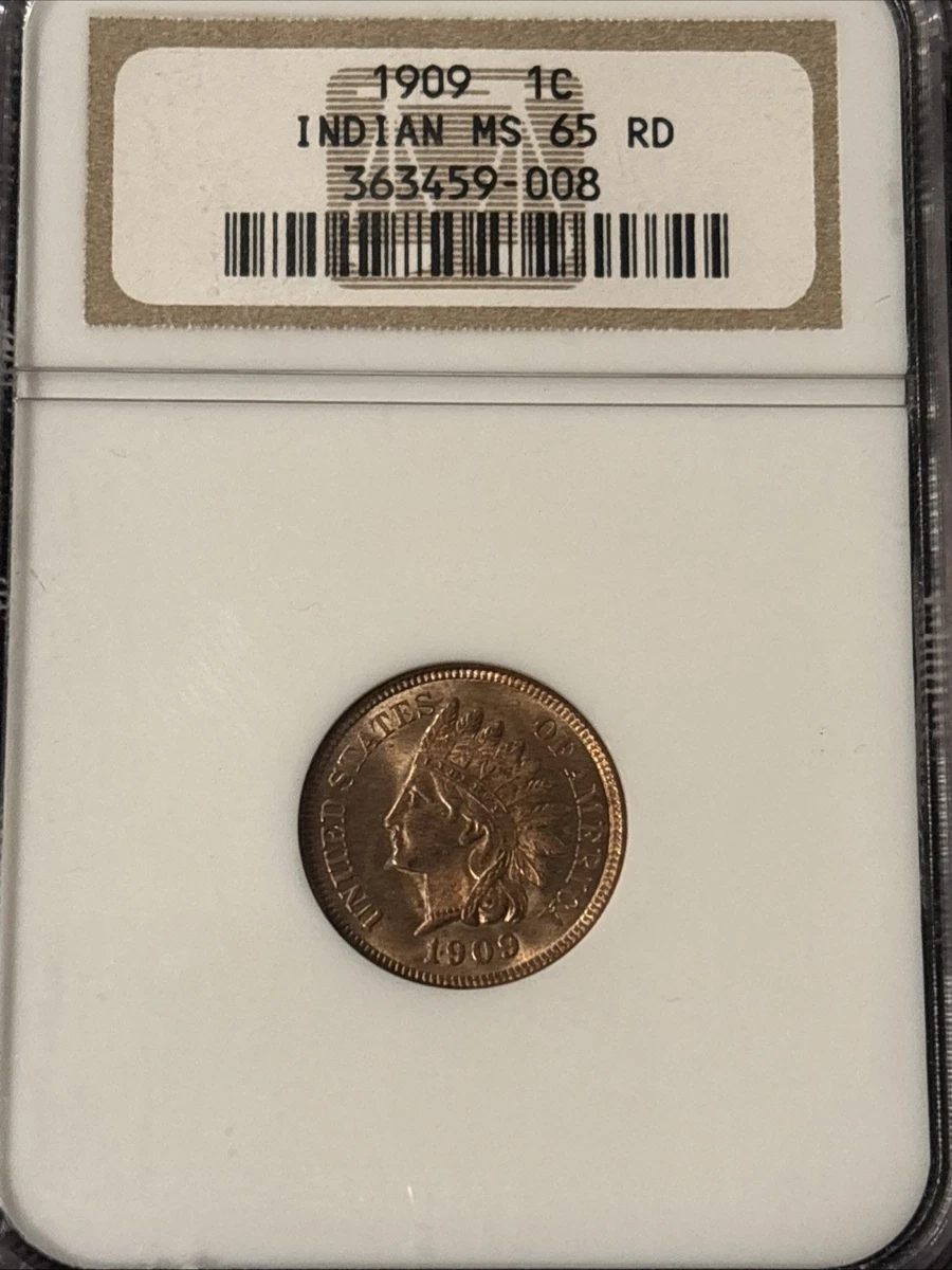 1909-S/ホリゾンタル S リンカーン セント MS-65 NGC (レッド/ブラウン