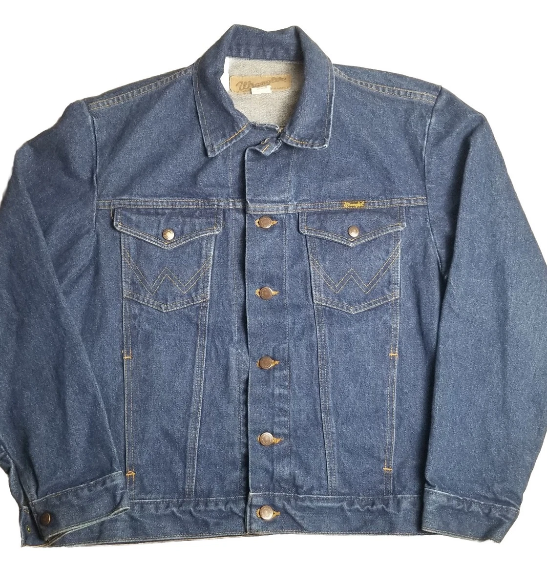 vintage wrangler jean jacket products for sale | eBay