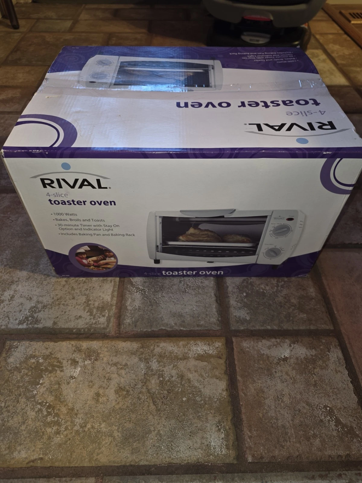 Rival T0-709 1000W Toaster Oven NEW IN BOX white
Opens in a new window or tab