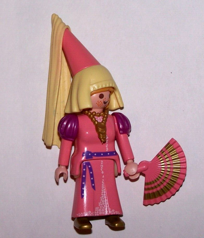 Playmobil Castillo Medieval Princesa con Tocado Corte Real Figura Femenina