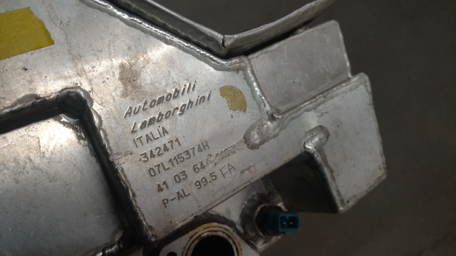 LAMBORGHINI GALLARDO OIL TANK OIL RESERVOIR OEM 07L115374H