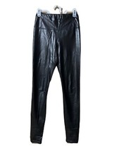 Wilfred Free Daria Pants Small Leggings Faux Leather Black High Rise Aritzia