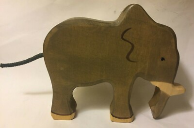 wooden elephant toy