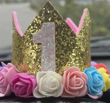 Dog  Birthday Crown Hat