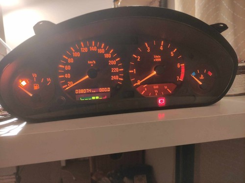 BMW E36 Tacho  Kombiinstrument 316g CNG Gas 38074km