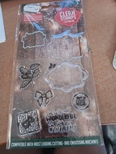 SALE CLEAR STAMP  CUTTING DIES CHRISTMAS 15X10 CM NEW SALESALE09 