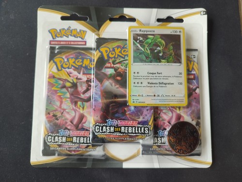 Carte Pokémon Rayquaza, Set Clash Des Rebelles, 3 Épées Et Bouclier, Neuve Scellée