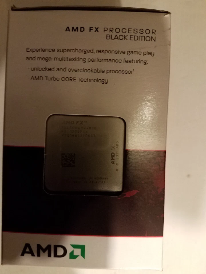 AMD FX 4300 4 Core 3.8 GHz Socket AM3+ CPU FD4300WMHKBOX - Image 4 of 4
